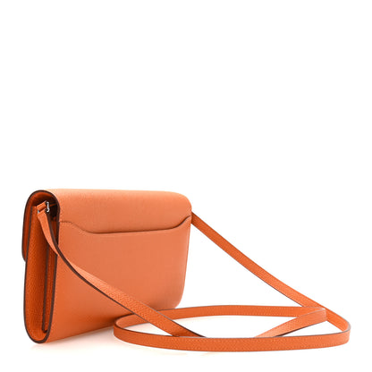 Hermes Epsom Constance Long Wallet To Go Wallet Orange 3 of 11