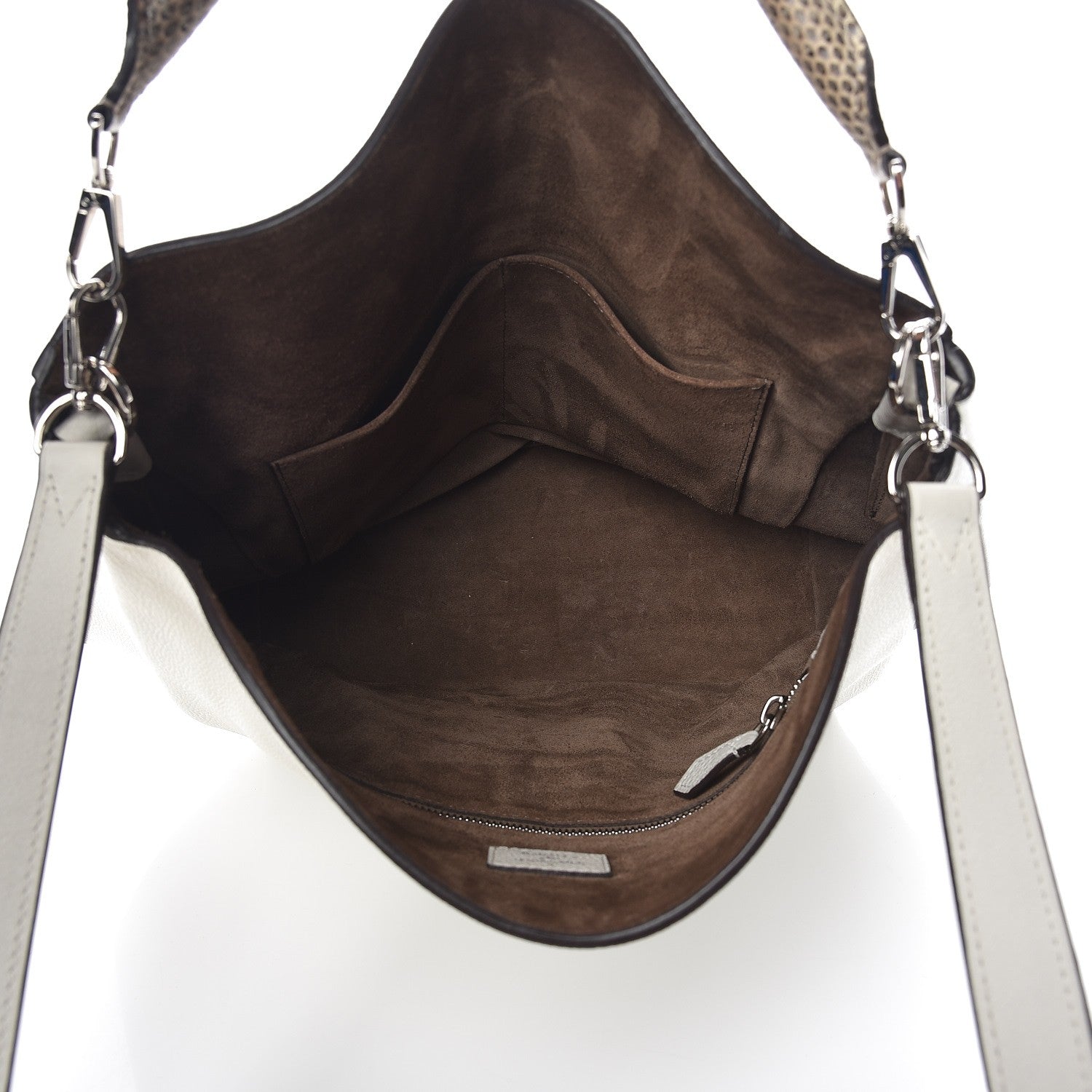Louis Vuitton Veau Cachemire Python Babylone MM White 6 of 14