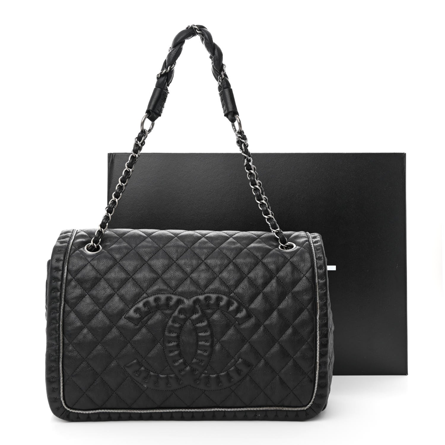 Chanel Calfskin Quilted Large Istanbul Flap Black 13 of 13