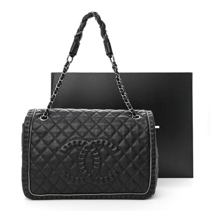 Chanel Calfskin Quilted Large Istanbul Flap Black 13 of 13
