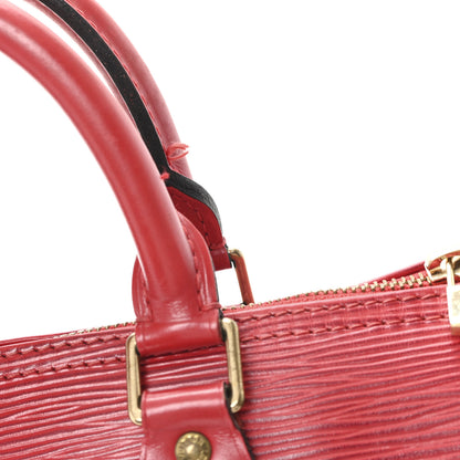 Louis Vuitton Epi Speedy 25 Castillan Red 11 of 11