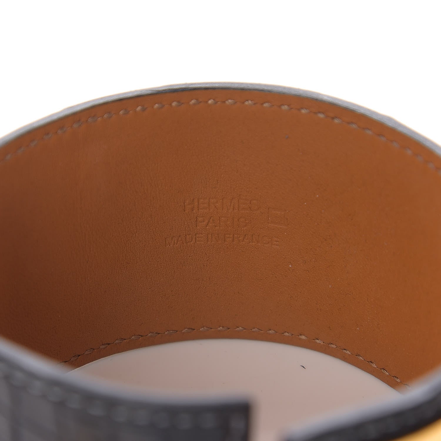 Hermes Matte Alligator Collier De Chien CDC Bracelet S Black 3 of 4