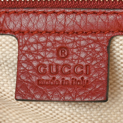 Gucci Monogram Web Medium Dressage Tote Red 6 of 11