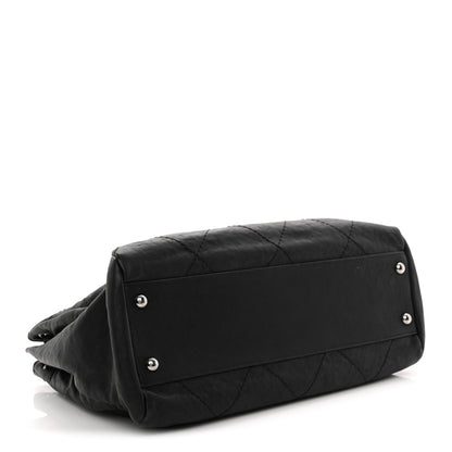 Chanel Calfskin Quilted Large Hamptons Flap Black 4 of 13