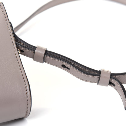 Chloe Suede Calfskin Mini Faye Shoulder Bag Motty Grey 18 of 18