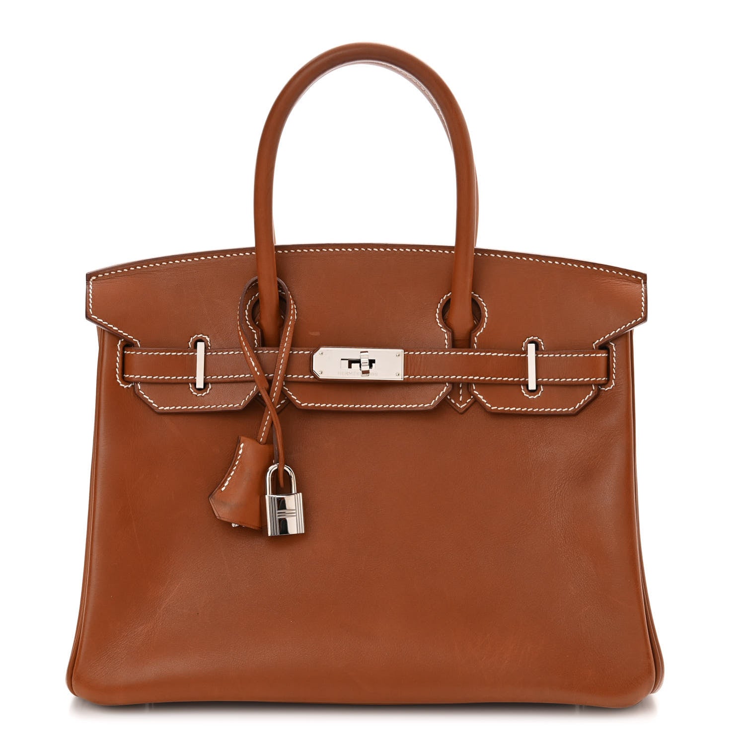 Hermes Natural Barenia Birkin 30 Fauve 1 of 13