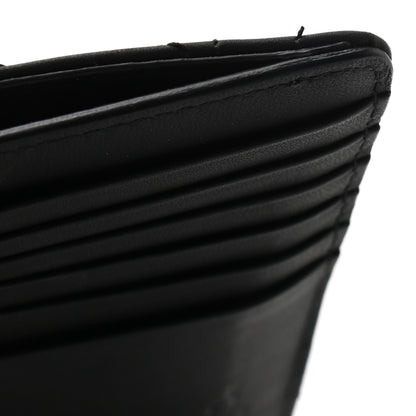 Christian Dior Ultra Matte Lambskin Cannage Small Lady Dior Zip Card Holder Black 13 of 13