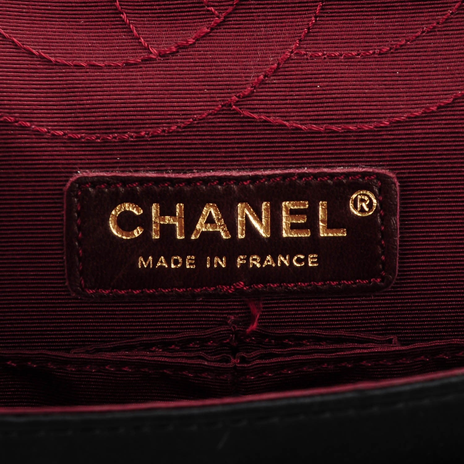 Chanel Satin Croc 2.55 Reissue 226 Double Flap Black 6 of 11