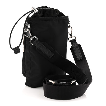 Prada Tessuto Nylon Saffiano Phone Case Crossbody Black 3 of 10