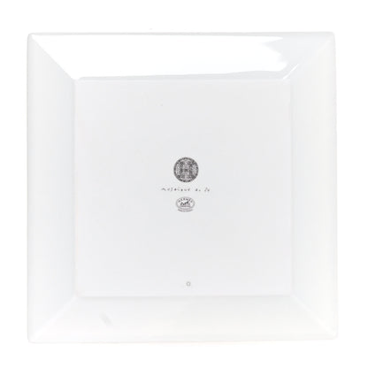 Hermes Porcelain Mosaique Au 24 Platinum Square Plate N°3 3 of 6