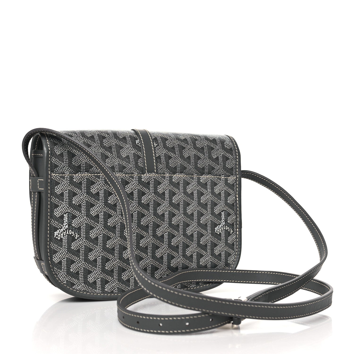 Goyard Goyardine Belvedere II PM Messenger Bag Gray 3 of 9