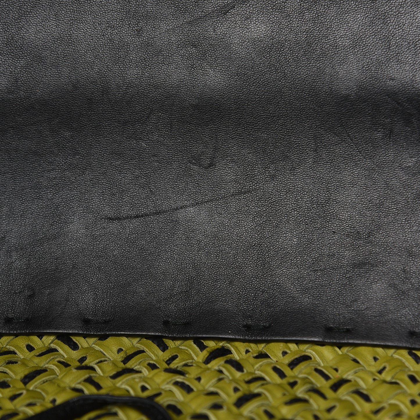 Nappa Intrecciato Large Cabat Green Black