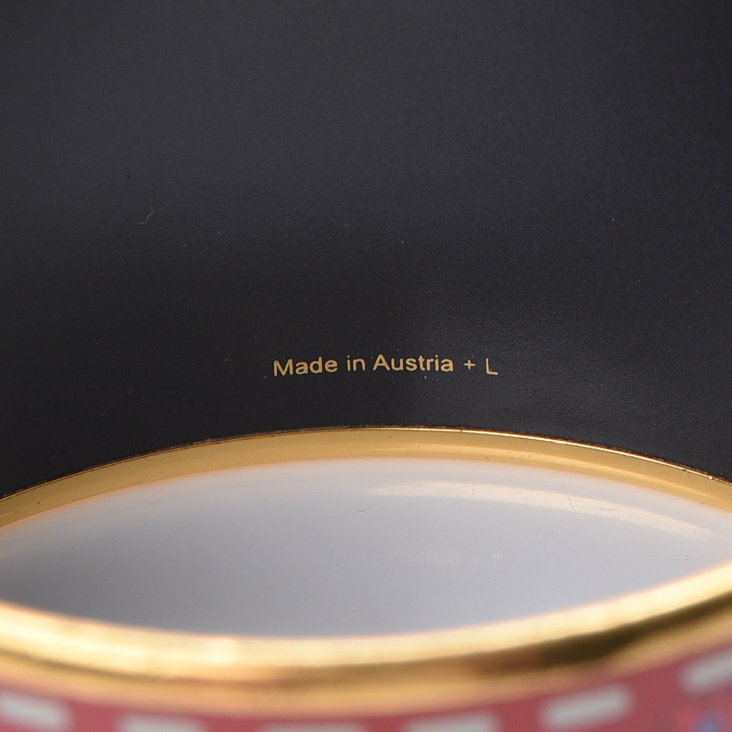 Hermes Enamel Printed Extra Wide Bracelet 62 5 of 5