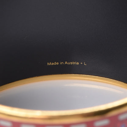 Hermes Enamel Printed Extra Wide Bracelet 62 5 of 5