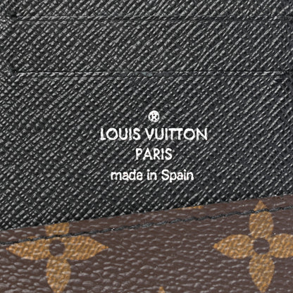 Louis Vuitton Monogram Macassar Vertical Zippy Wallet 6 of 10