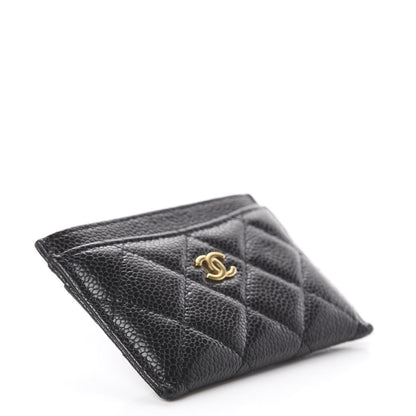 Chanel Caviar Quilted Card Holder Black 3 of 6