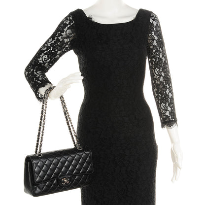 Chanel Caviar Quilted Medium Double Flap Black 2 of 8