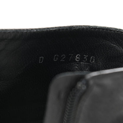 Chanel Lambskin Patent CC Cap Toe Platform Ankle Boots 39 Black 8 of 11