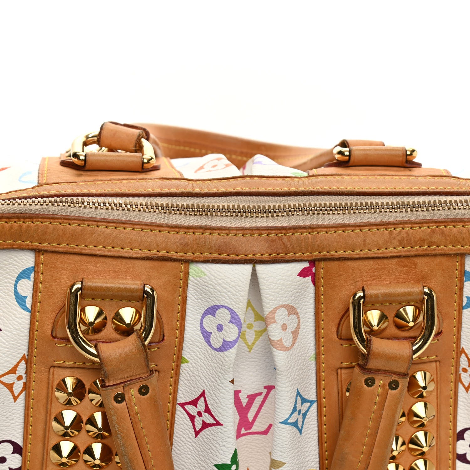 Louis Vuitton Monogram Multicolor Courtney GM White 12 of 15