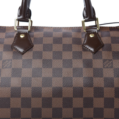 Louis Vuitton Damier Ebene Speedy 30 10 of 11