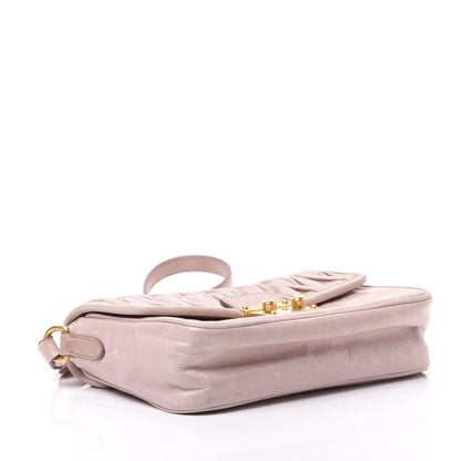 Miu Miu Vitello Lux Matelasse Crossbody Flap Mughetto 3 of 9