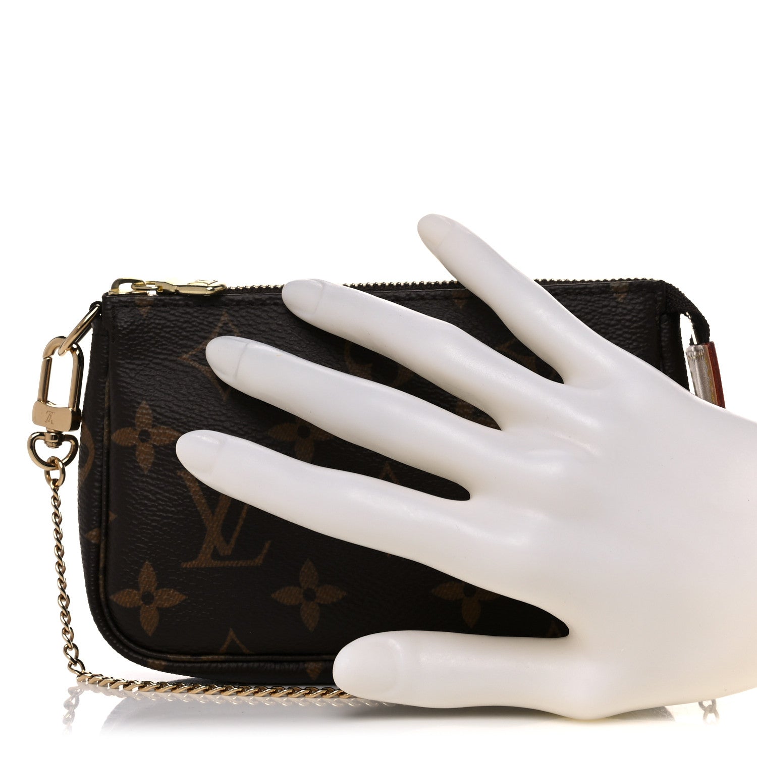 Louis Vuitton Monogram Mini Pochette Accessories 3 of 8
