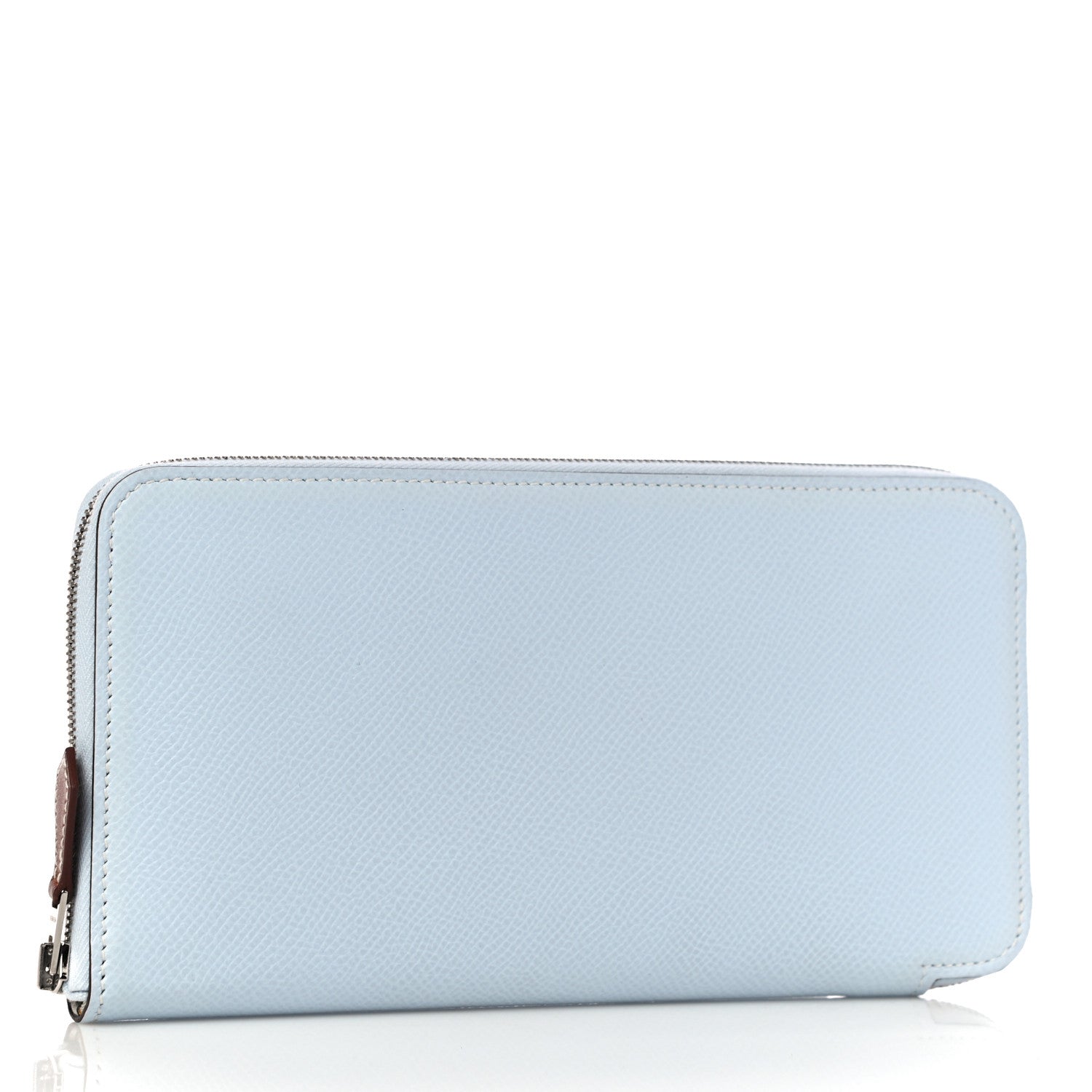 Hermes Epsom Silk'In Wallet Bleu Brume 6 of 9