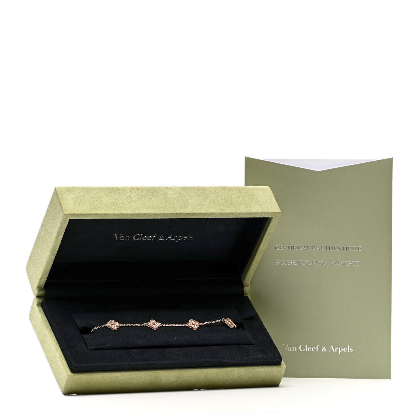 18K Rose Gold 6 Motifs Sweet Alhambra Bracelet