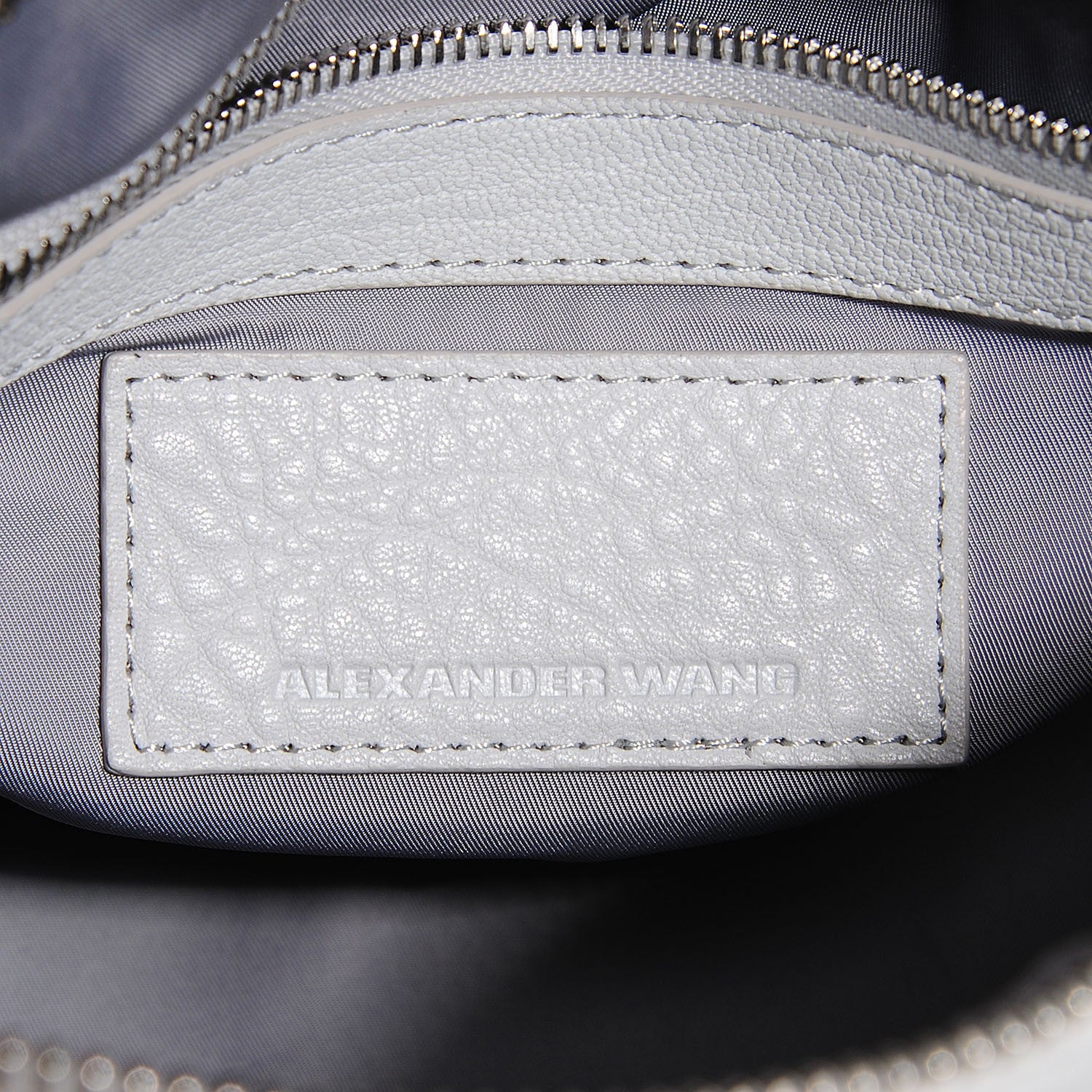 Alexander Wang Pebbled Lambskin Rocco Duffel White 6 of 6