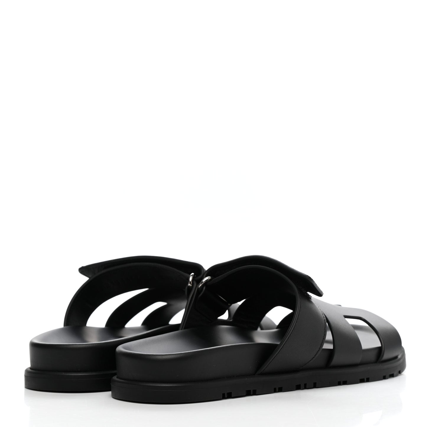 Calfskin Womens Chypre Sandals 38 Black