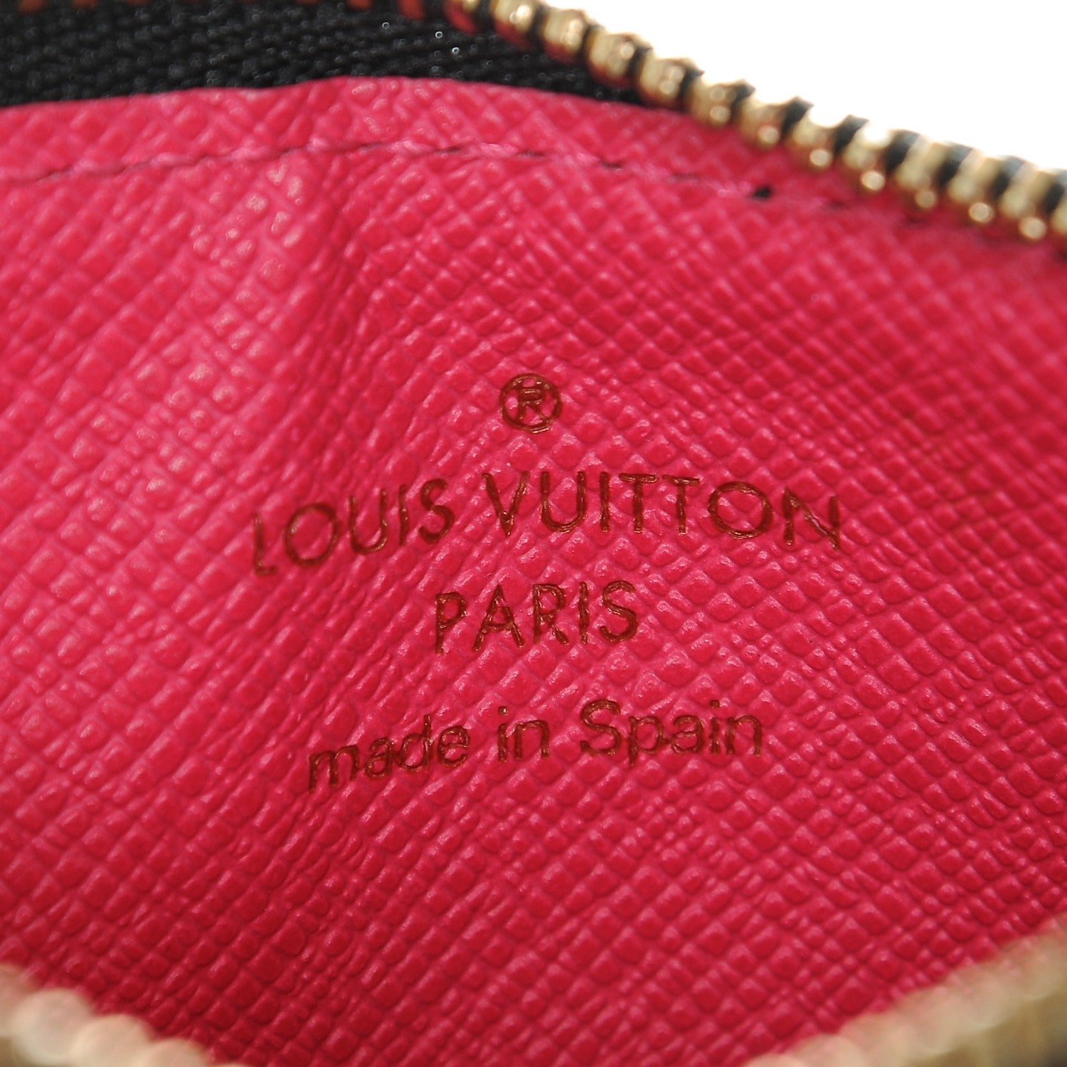 Louis Vuitton Monogram Multicolor Key Pouch Black Grenade 6 of 6