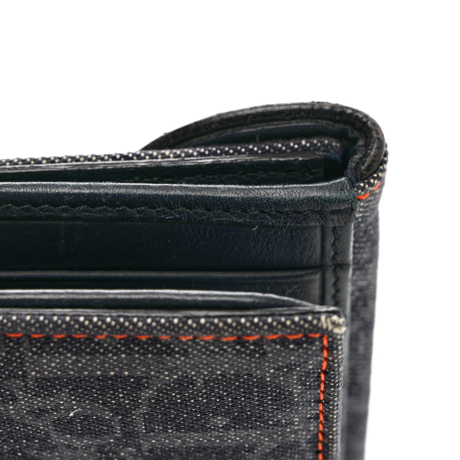 Christian Dior Denim Monogram Saddle Wallet Blue 9 of 9