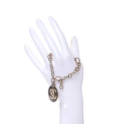 Chanel CC N°5 Medallion Bracelet Gold 2 of 4