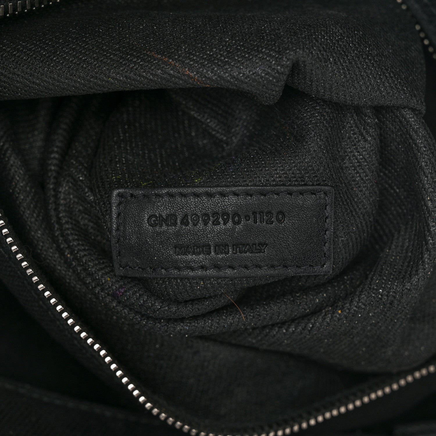 Saint Laurent Linen Calfskin Rive Gauche Tote Black 7 of 15