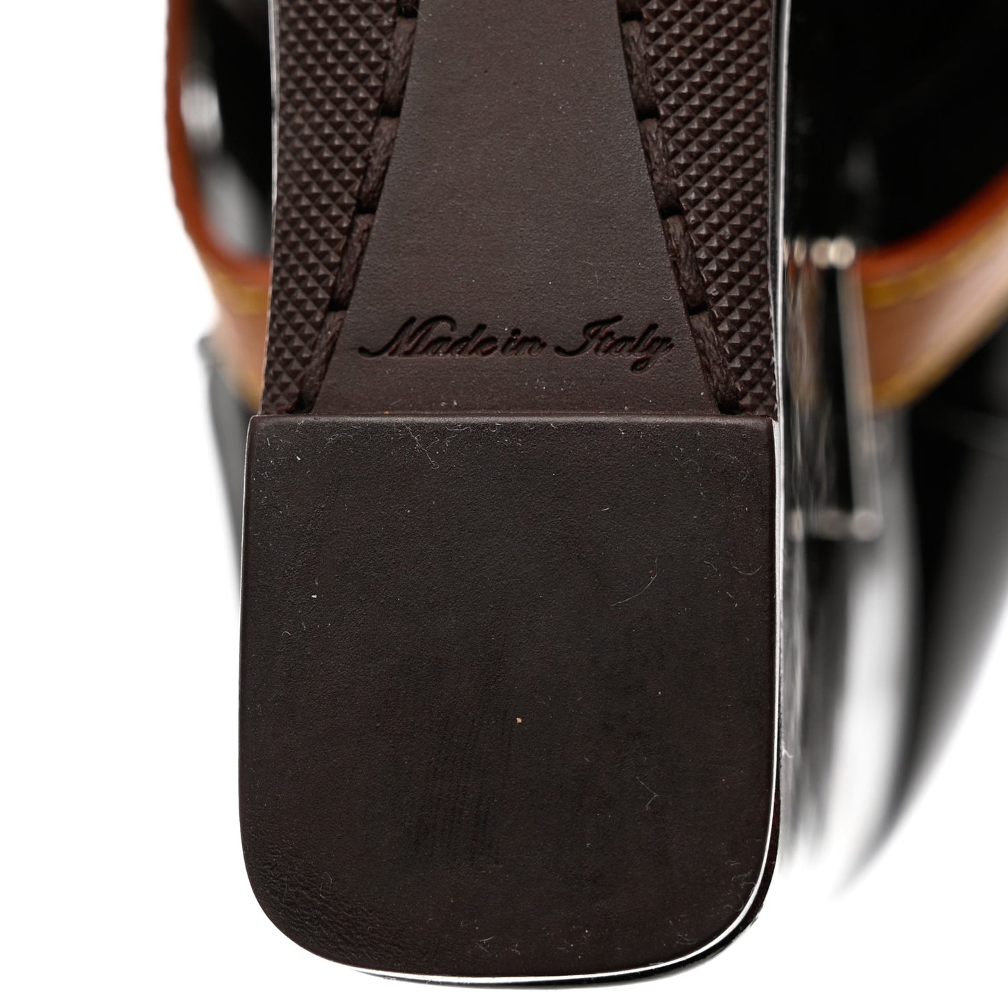 Patent Calfskin Tall Boots 38 Amarante