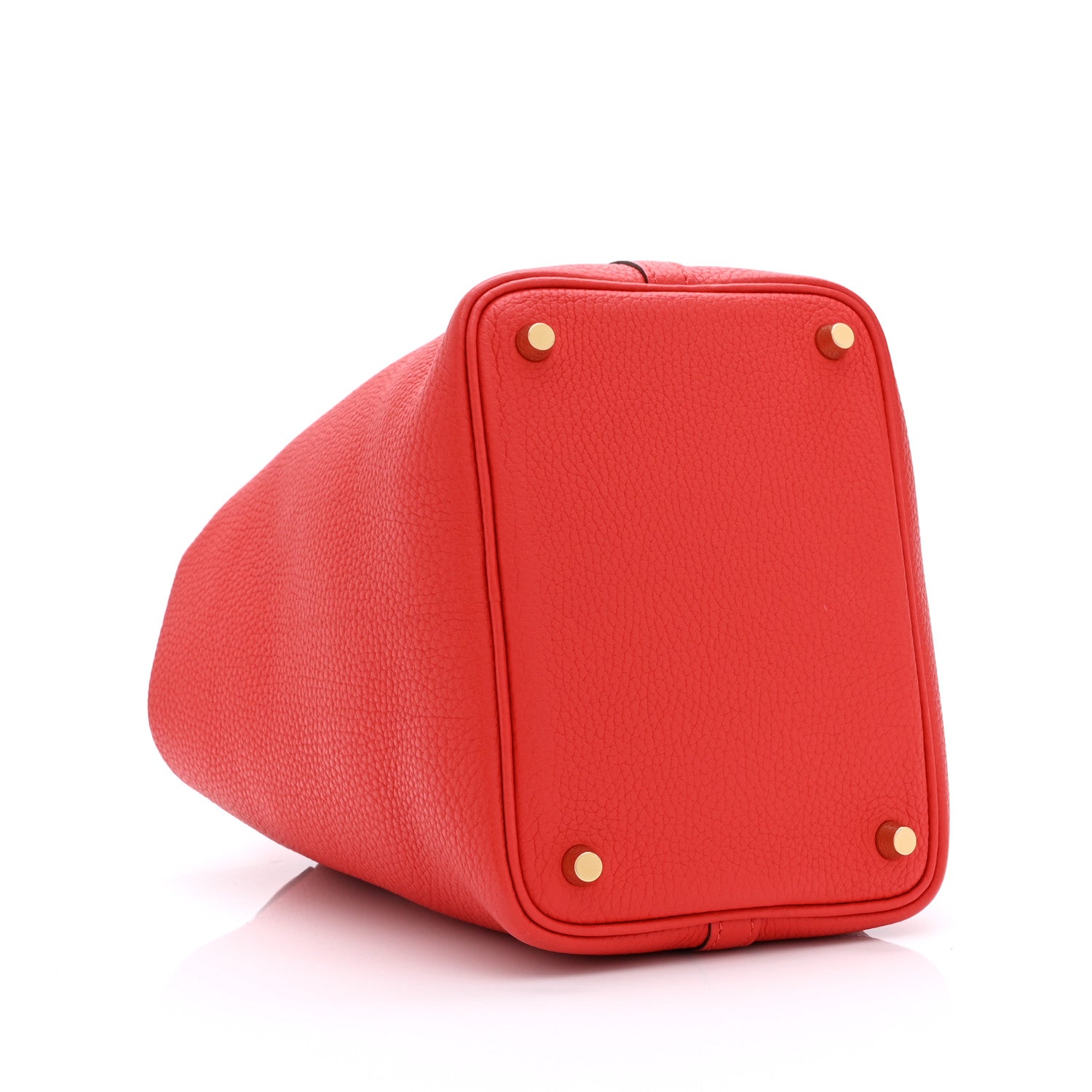 Hermes Taurillon Clemence Picotin Lock 18 PM Rouge Tomate 4 of 10