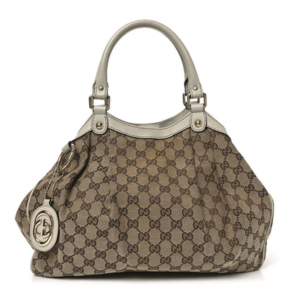 Gucci Monogram Medium Sukey Tote Off White 1 of 10