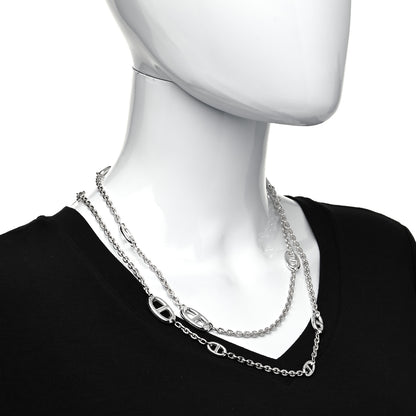 Hermes Sterling Silver Farandole Necklace 120 6 of 6