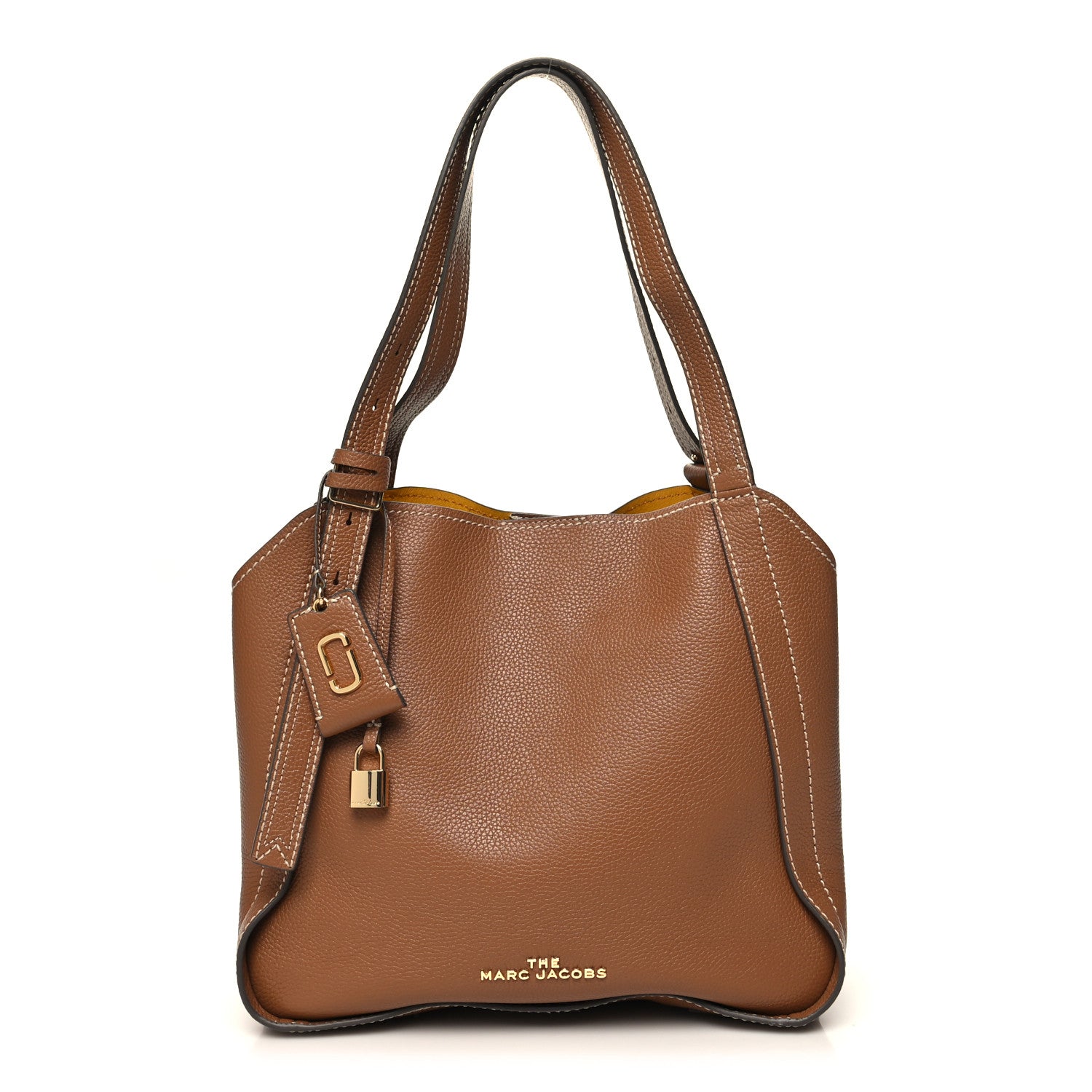 Marc Jacobs Grained Calfskin The Director Tote Brown 1 of 9