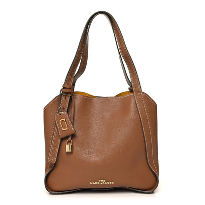 Marc Jacobs Grained Calfskin The Director Tote Brown 1 of 9