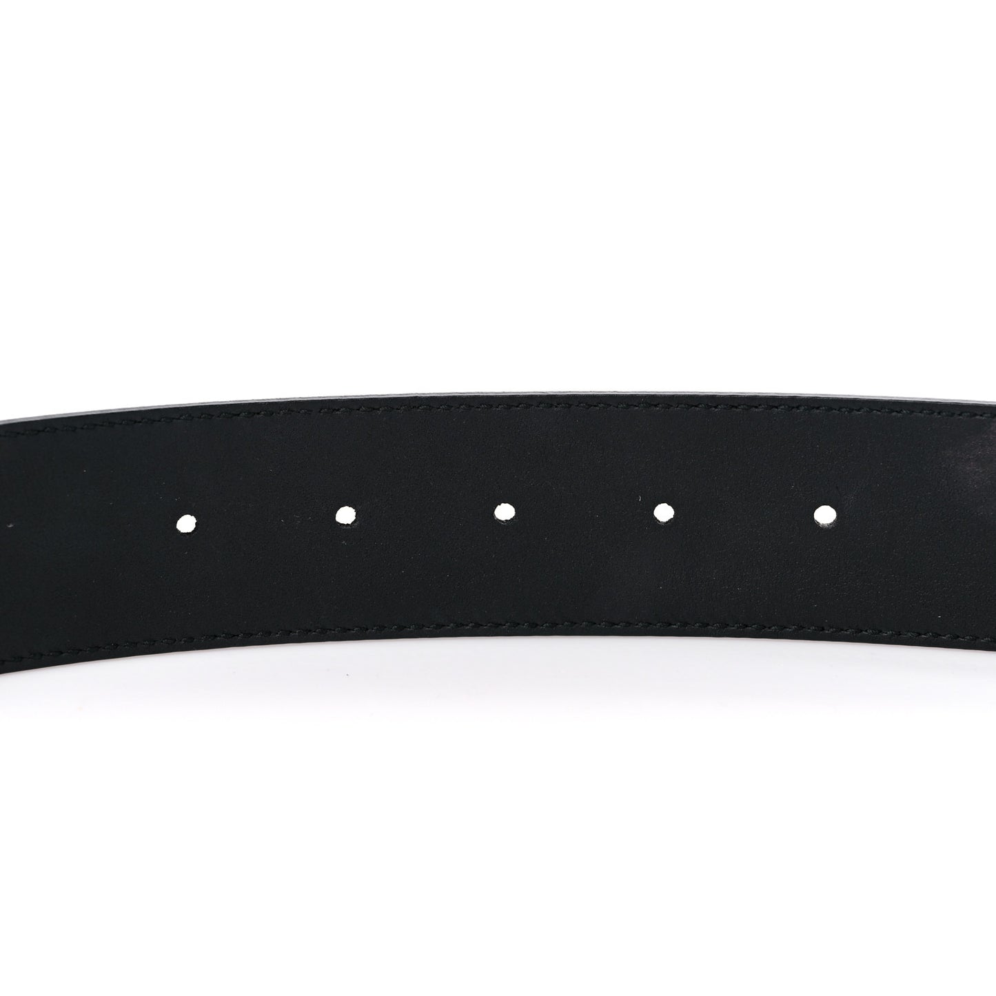 Textured Dollar Calfskin Double G 40mm Belt 95 38 Black