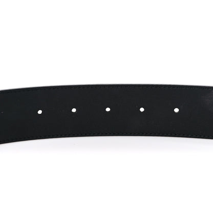 Gucci Textured Dollar Calfskin Double G 40mm Belt 95 38 Black 3 of 8