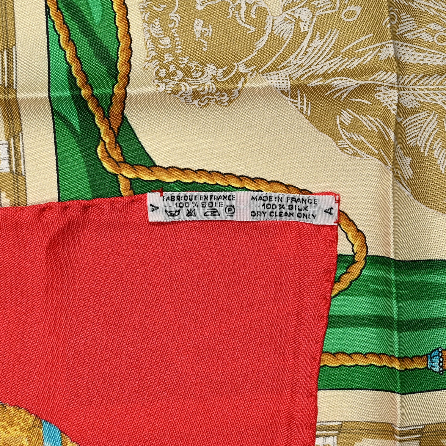 Hermes Silk Hommage A Charles Garnier Architecte De L'Opera De Paris Scarf 90 6 of 6