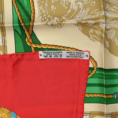 Hermes Silk Hommage A Charles Garnier Architecte De L'Opera De Paris Scarf 90 6 of 6