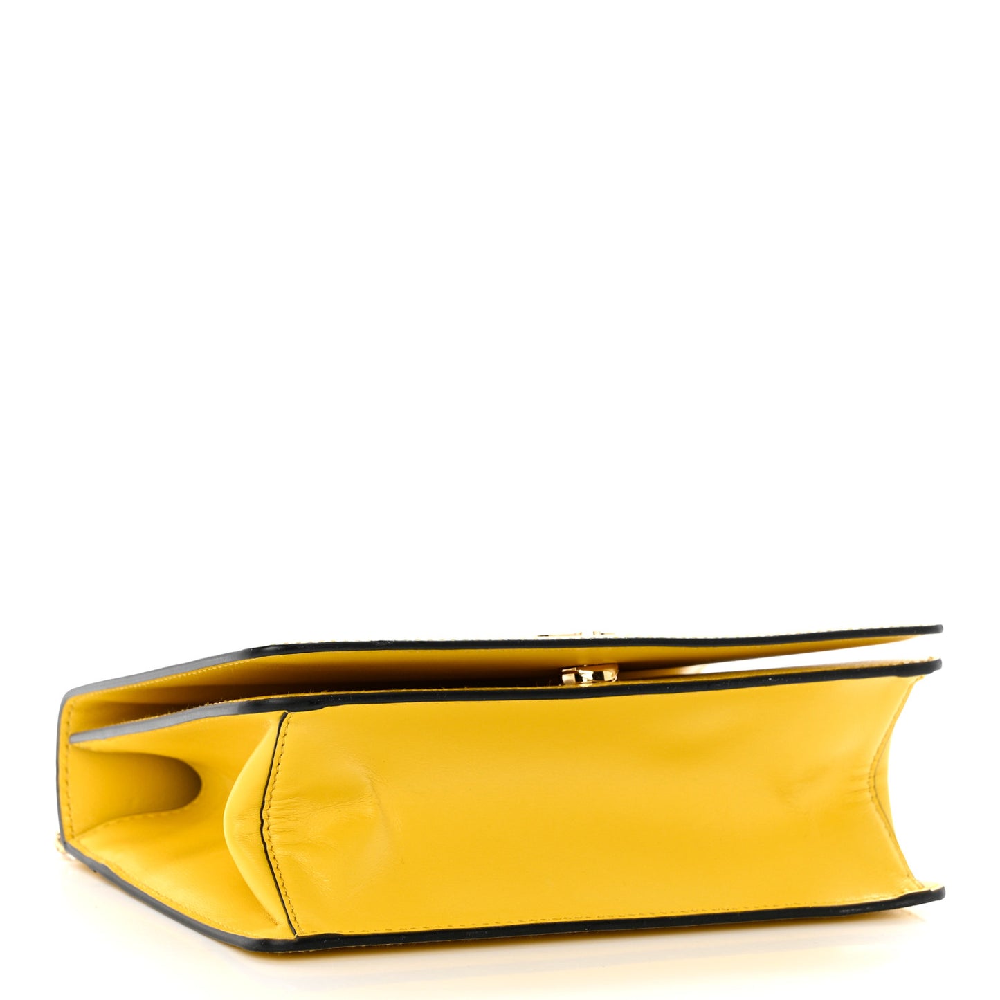 Saffiano Vernice Chain Shoulder Bag Sole