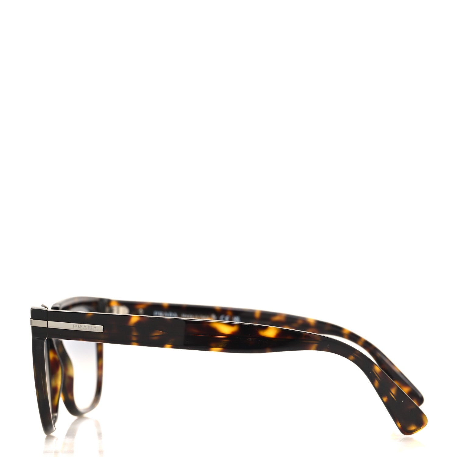 Prada Acetate Square Sunglasses PR 04YS Tortoise 3 of 7