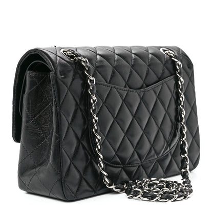 Chanel Lambskin Quilted Medium Double Flap Black 2 of 11