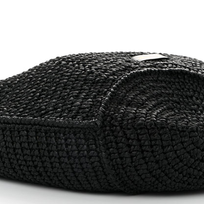 Khaite Raffia Medium Lotus Tote Black 8 of 9