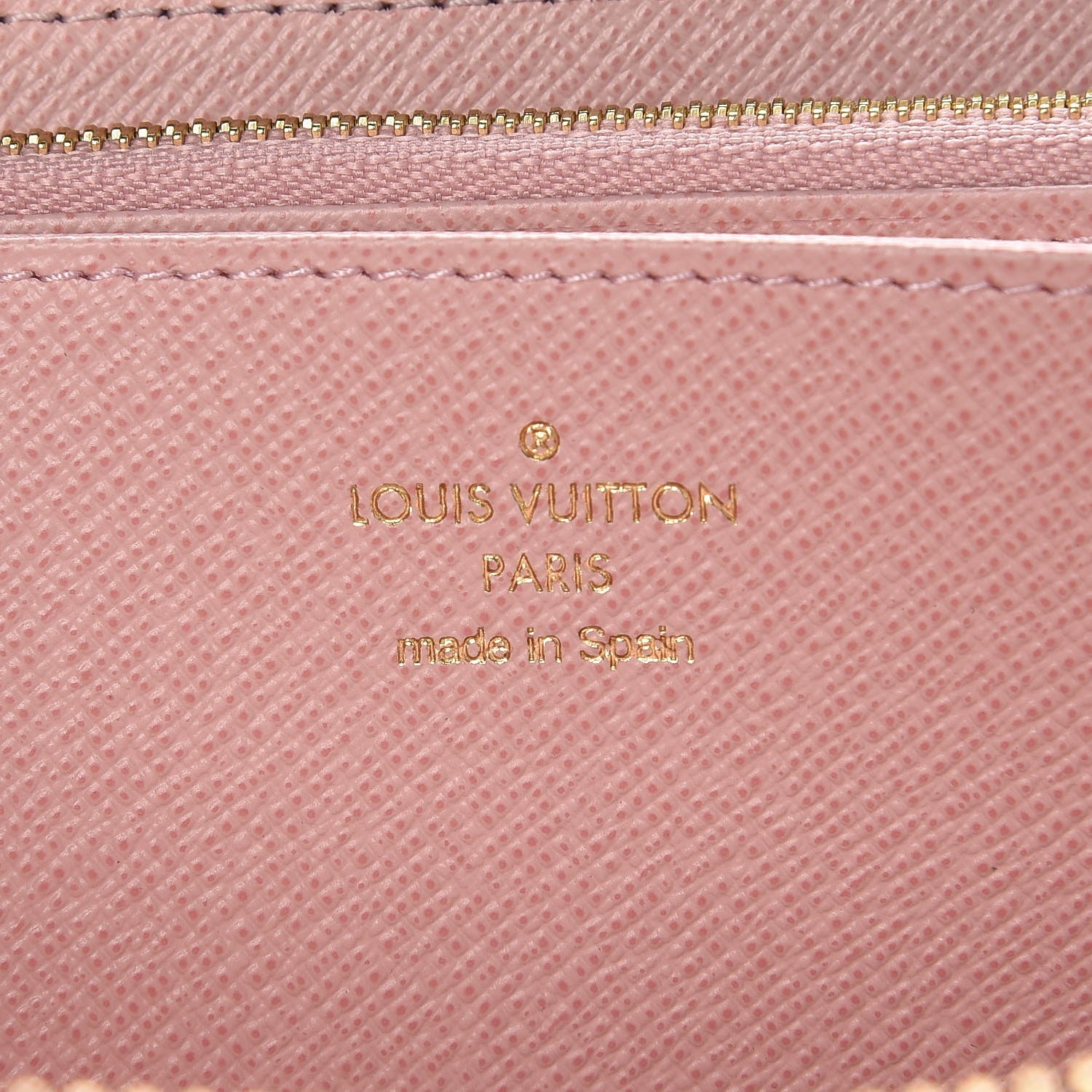 Louis Vuitton Damier Ebene Zippy Wallet Rose Ballerine 6 of 7