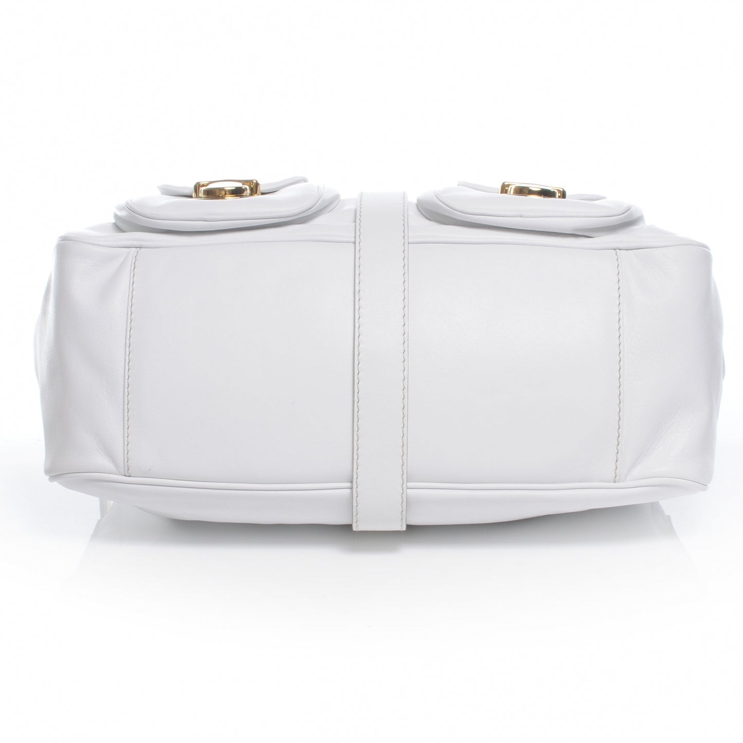 Leather Lola Satchel Ivory
